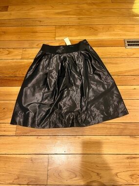 Banana Republic Brown Taffeta Circle Skirt